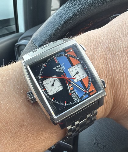 Tag heuer monaco gulf cal - heuer,