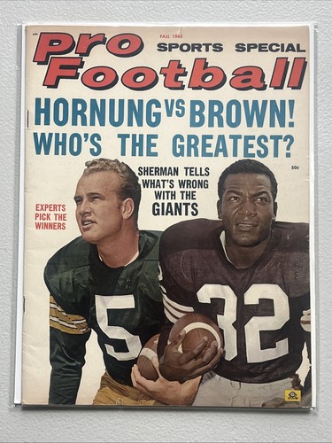 1965 pro football sports - 1965,