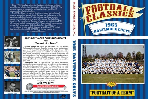 1965 baltimore colts portrait - colts, "portrait