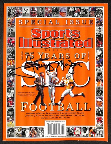 Johnny majors firmato auto - johnny,